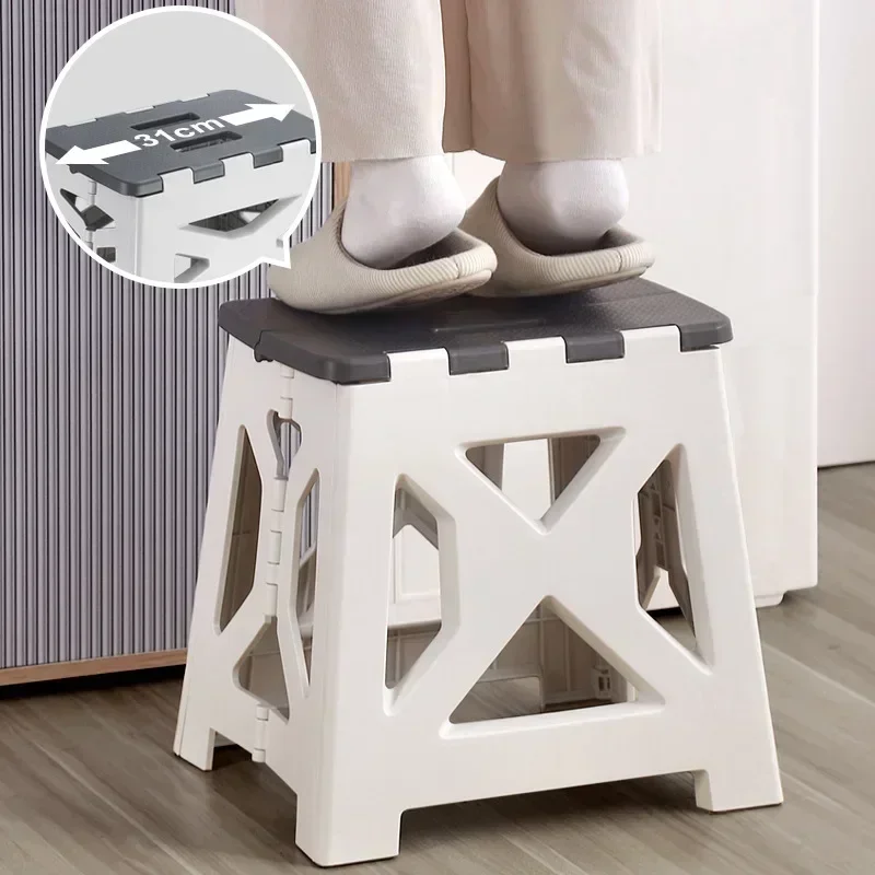 Kids Outdoor Seating - Taşınabilir Plastik Katlanır Tabure Açık Kamp