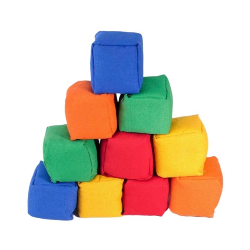 Kids Outdoor Bean Bag - Renkli Mini Kumaş Fasulye Torbaları Taşınabilir