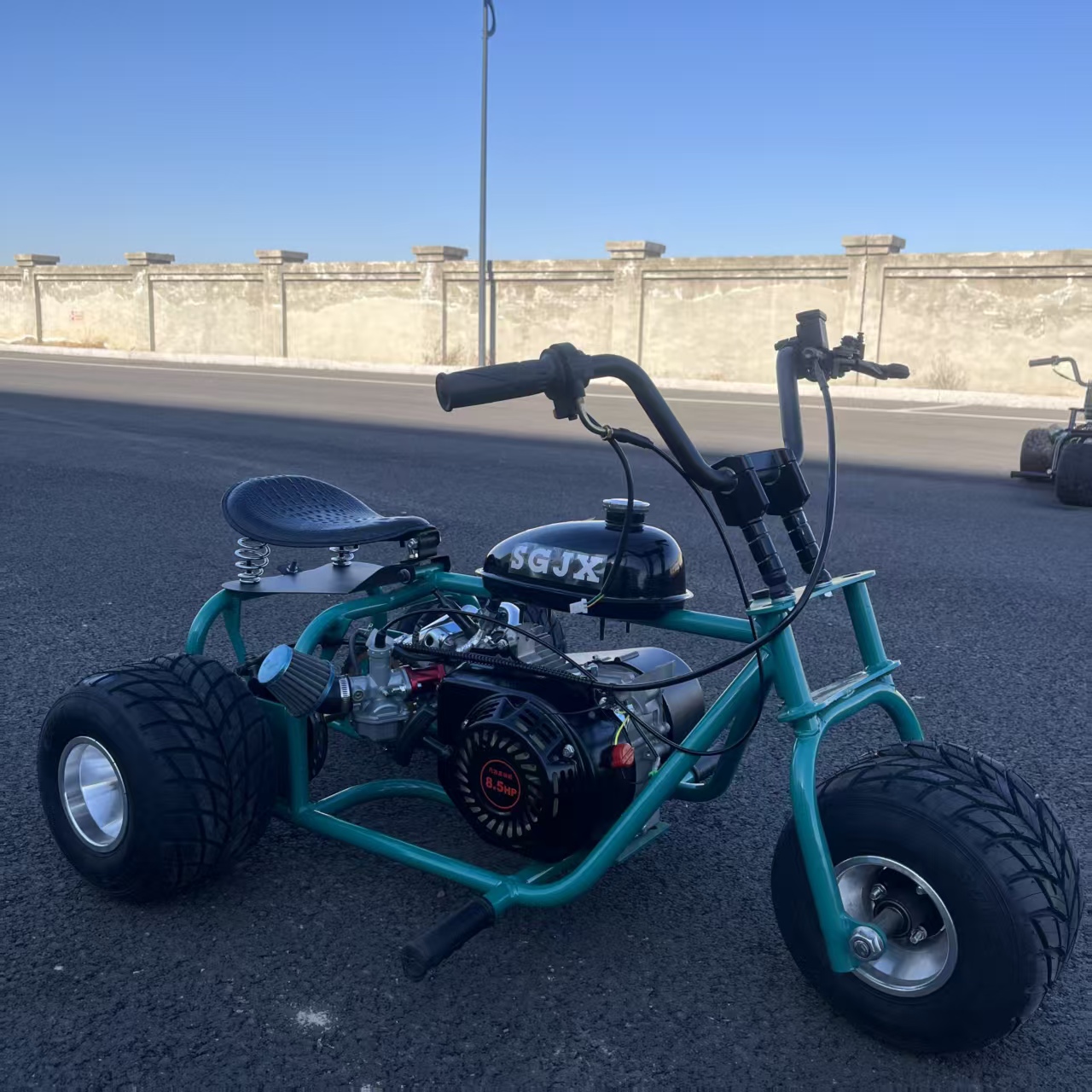 Go Kart Pedal Kids - 212cc 4 Zamanlı Koyu Yeşil Vintage