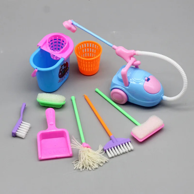 9 adet minyatür bebek evi temi - Kids Outdoor Broom incelemesi ve fiyatı