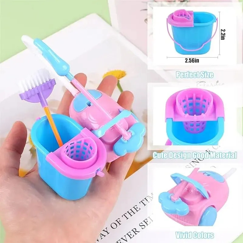 9 adet minyatür bebek evi temi - Kids Outdoor Broom incelemesi ve fiyatı