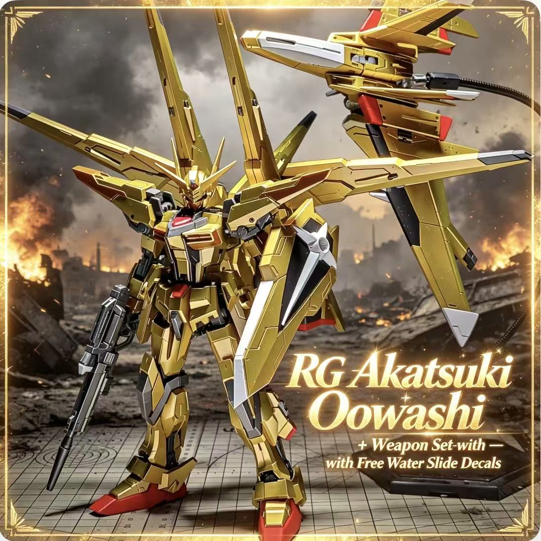 RG41 1/144 ORB-01 Akatsuki Oow - Bandai Model Gundam Rg incelemesi ve fiyatı